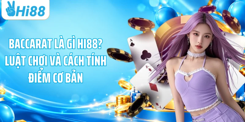 Baccarat Là Gì HI88? Luật Chơi Và Cách Tính Điểm Cơ Bản