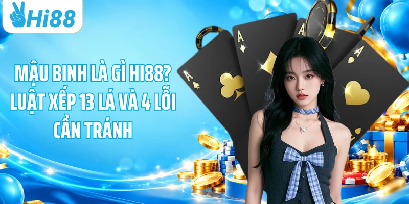 Mậu Binh Là Gì HI88? Luật Xếp 13 Lá Và 4 Lỗi Cần Tránh